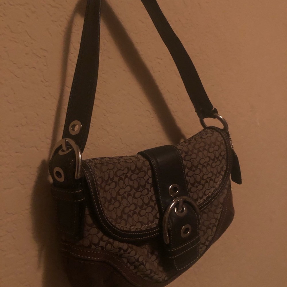 Coach Leather Brown Shoulder Bag